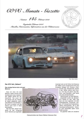 Monats-Gazette #145: Februar 2020