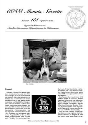 Monats-Gazette #151: September 2021