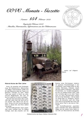 Monats-Gazette #154: Februar 2022